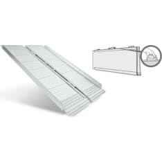Taittuva pyörätuoliramppi alu-180 cm