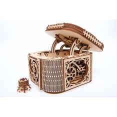 UGears Treasure Box aarrelaatikko pienoismalli
