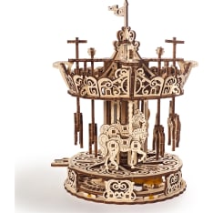 UGears Carousel miniature model