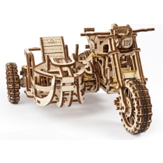 UGears Scrambler UGR-10 moottoripyörä pienoismalli