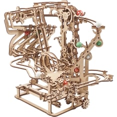 UGears Marble Run Chain Hoist kuularata pienoismalli