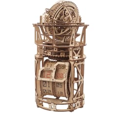 UGears Sky Watcher Tourbillon Table Clock kello pienoismalli