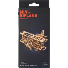 UGears Mini-biplane lentokone pienoismalli