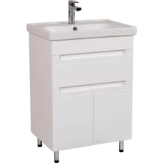 Aqua Rodos Omega 60 cm white Sink cabinet + basin