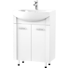 Aqua Rodos Anita 55 cm valk allaskaappi + allas
