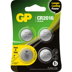 GP CR2016 4 kpl nappiparisto