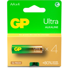 GP Ultra Alkaline AA/LR6 4kpl paristo