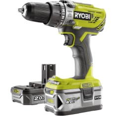 Ryobi One+ R18PD3-242S 18V 2/4Ah iskevä akkuporakone
