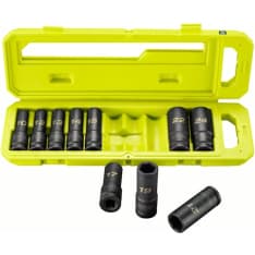 Ryobi RHDIS10PC 10-osainen iskuhylsysarja