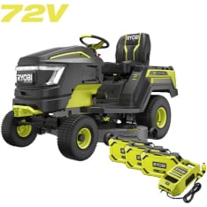 Ryobi RY72TMX117-310 72V 117cm hiiliharjaton puutarhatraktori