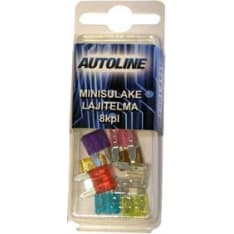 Autoline GM Mini 8-piece fuse assortment