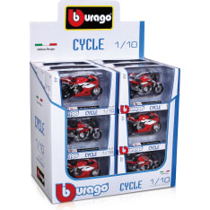 Bburago Motorcycle 1:18 assortment display