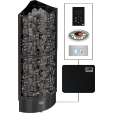 SaWo30 Corner Black 6,0kW NS nurkkapilarikiuas