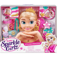 Ultimate Sparkle Girlz Princess Hair Styling Head