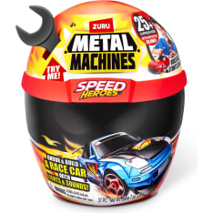 Metal Machines Speed Hero Helmet Playset kilpa-auto leikkisetti