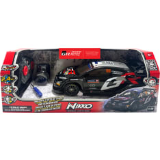 Nikko Toyota Gazoo Racing 1:16 Rovanperä 2024 radio-ohjattava ralliauto vaihdettavilla asfaltti ja sorarenkailla