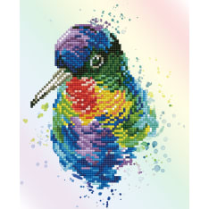 Diamond Dotz Rainbow Feathers 22x27cm timanttityö