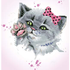 Diamond Dotz Eye Spy Kitty 32x32cm timanttityö