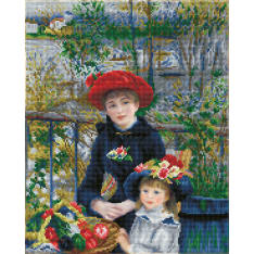 Diamond Dotz Two Sisters on the Terrace 42x52cm timanttityö