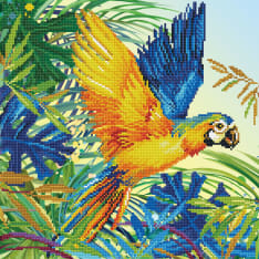 Diamond Dotz Tropical Majesty 41x41cm diamond work