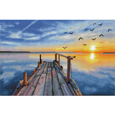 Diamond Dotz Sunset Jetty 71x47cm timanttityö