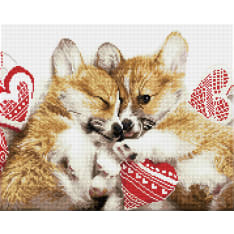 Diamond Dotz Love Cuddles 40,5x50,5cm diamond work