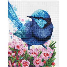 Diamond Dotz Splendid Fairy Wren 35x27cm timanttityö