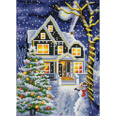 Diamond Dotz Christmas Night 25x35cm timanttityö