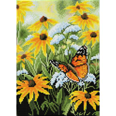 Diamond Dotz Spring Flight 25x35cm diamond work