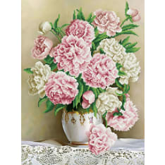 Diamond Dotz Carnation Bouquet 45x60cm timanttityö