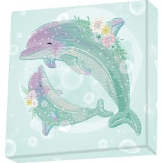 Diamond Dotz DOTZ BOX Dolphin Dance 28x28cm timanttityö