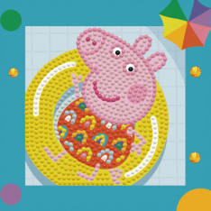 Diamond Dotz Peppa Pig Always chillin' Cameo 13x13cm timanttityö