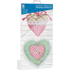 Diamond Dotz Country Hearts 40x20cm timanttityö