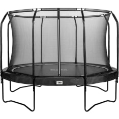 Salta Premium Black Edition Ø396 cm 72 spring trampoline with safety net