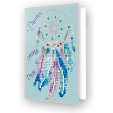 Diamond Dotz Dreams Come True onnittelukortti timanttityö