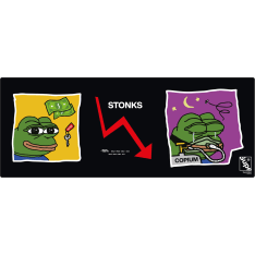 Supe Stonks 92x36 cm hiirimatto