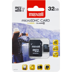 Maxell Micro SDHC 32GB CLASS 10 muistikortti adapterilla