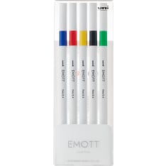 Uni Emott fineline 5 pcs no.1 colored pencil set