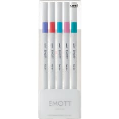 Uni Emott fineline 5 pcs no.5 colored pencil set