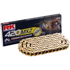 RK GB420MXZ Offroad chain gold +CL (spring)
