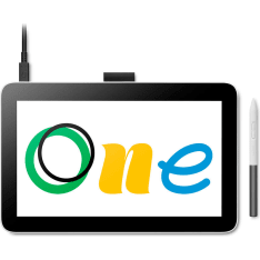 Wacom One 12 drawing screen