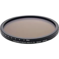 Kenko PRO1D+ Instant Action Variable NDX3-450+C-PL 62 mm harmaasuodin