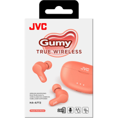 JVC HA-A7T2 Gumy Stix TWS langattomat nappikuulokkeet pinkki