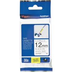 Brother TZe-131 12mm laminated velcro black text/clear base 8m