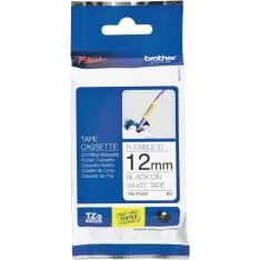 Brother TZe-231 12mm laminated velcro black text/white base 8m
