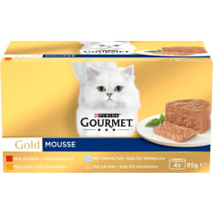 Gourmet Gold 4 x 85 g mousselajitelma