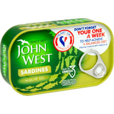 John West 120g sardines in olive oil