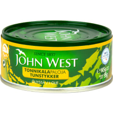 John West 145/95g tonnikalapala auringonkukkaöljyssä