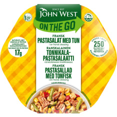 John West On The Go Ranskalainen 220g tonnikala-pastasalaatti