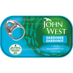 John West 120/90 g sardiinit suolaliemessä